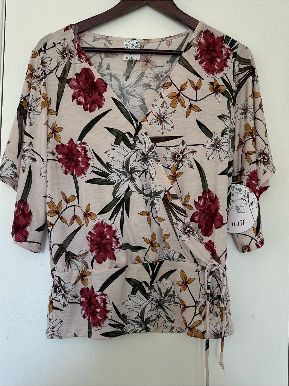 NWT Naïf Floral Blouse